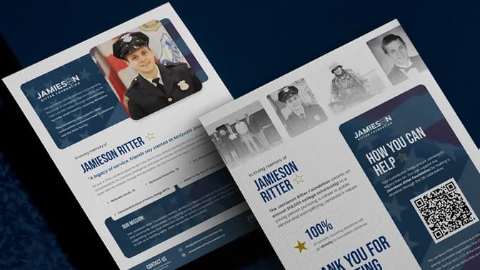 Volantes y pósters de la Jamieson Ritter Foundation