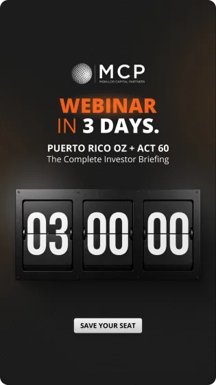 Anuncio en story de MCP con la cuenta regresiva de tres días para un webinar