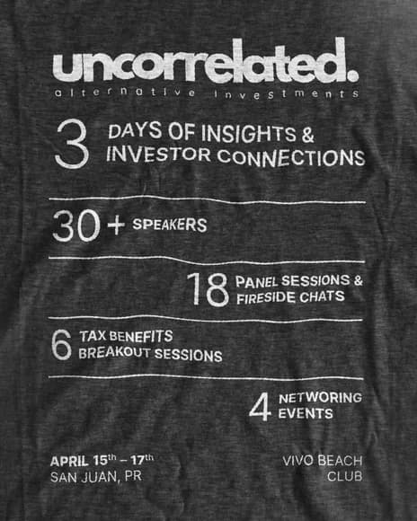 Slide del carrusel de Uncorrelated con el programa de la conferencia de un vistazo