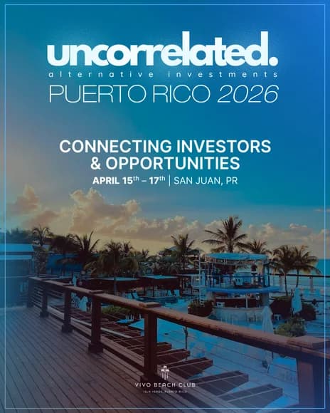 Portada del carrusel de Uncorrelated, “Puerto Rico 2026, connecting investors and opportunities”